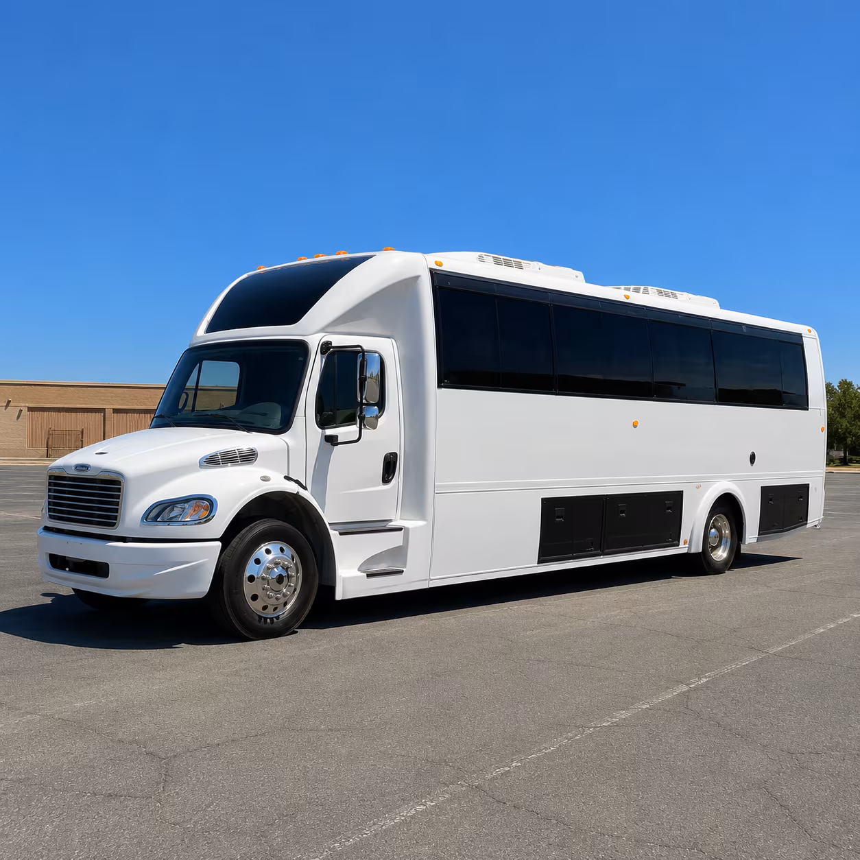 bridal party bus rentals for the wedding morning in roanoke