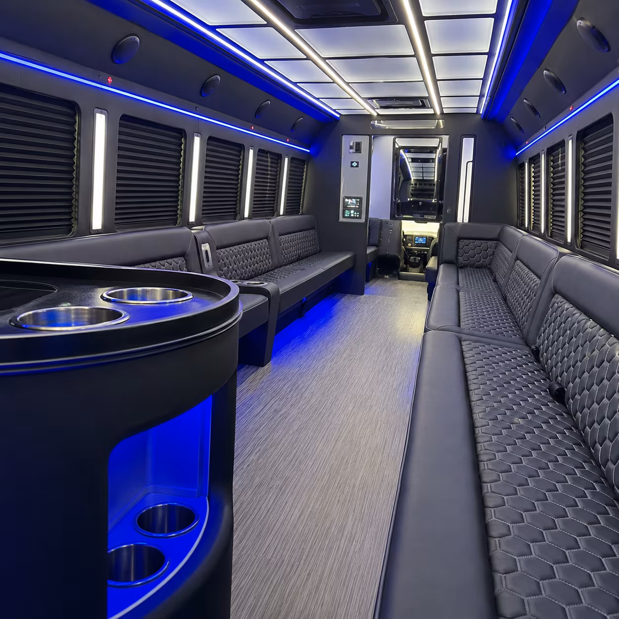 roanoke party bus rentals inside