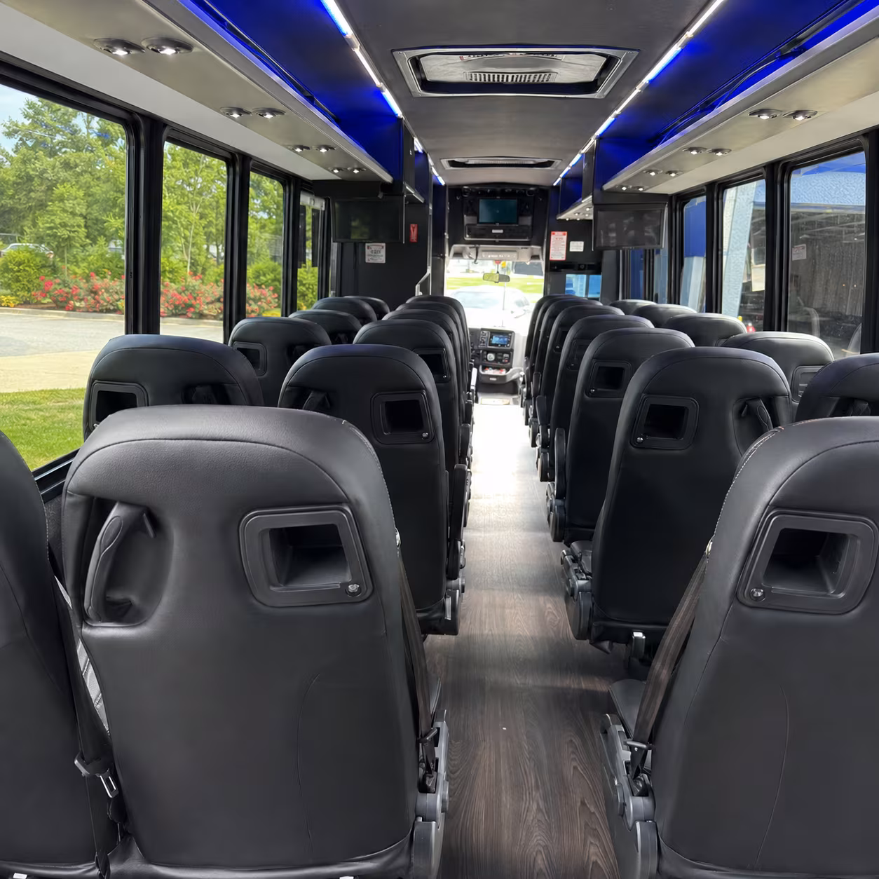 roanoke private event transportation onboard seating